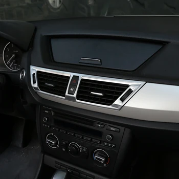 ABS Chrome Autó Center Légkondicionáló Ventillátor Keret Trim BMW X1 E84 2011-2015 Tartozékok