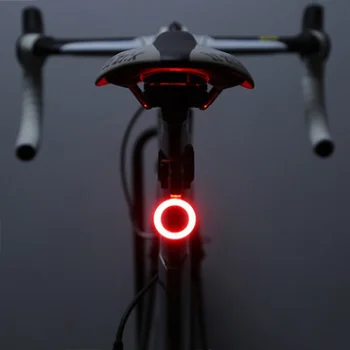 Kerékpár Lámpa USB Újratölthető Led-es Kerékpár Lámpa Több Világítási Módok Flash Farok Kerékpár Hátsó Lámpák a Hegyek Kerékpár Kiegészítők