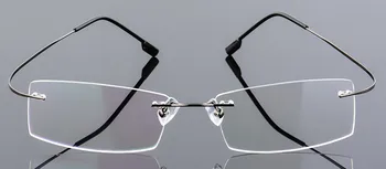 Eyesilove divat Titán Ötvözet Keret nélküli rövidlátás szemüveg nők, férfiak, Rövidlátó, Szemüveges szemüveget -0.50, hogy -6.00