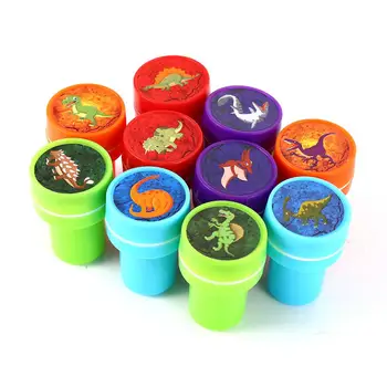 10 Db Dinoszaurusz Mini Bélyegző Fél Zsák Töltőanyagok Pinata Mellett Ajándék Oktatási Játék Jutalom Rajz Játék Ajándék A Babának