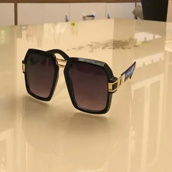 KAPELUS Férfi fekete napszemüveg Női UV védelem alkalmi kettős sugár szemüveg 4030