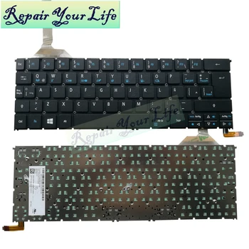laptop billentyűzet LA Latin Acer R7-371 S3-392 R13 R7-371T MP-13C66LAJ9201 AEZS8L00020 NKI1213026 Háttérvilágítású fekete-alacsony ár