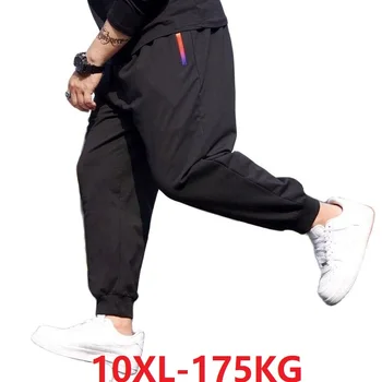 tavaszi-nyári férfi melegítő sport utcai nadrág plus size 8XL 10XL 160kg nadrág rugalmasságát túlméretes nadrág laza 64 66 68 70