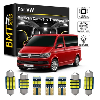 BMTxms LED Belső Világítás A Volkswagen VW T4 T5 T6 Caravelle Multivan Szállító 2000 2009 2011 2012 2014 2015 2017 2020
