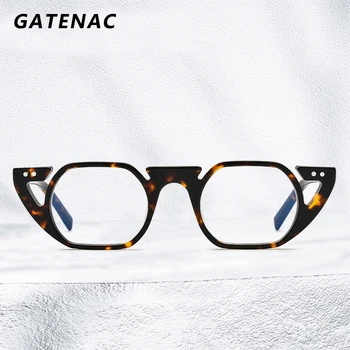 2021 Új-Acetát Szemüveg Keret Férfiak Furcsa Recept Optikai Rövidlátás Szemüveg Keret Nők Korea Luxus Márka Kis Szemüveg