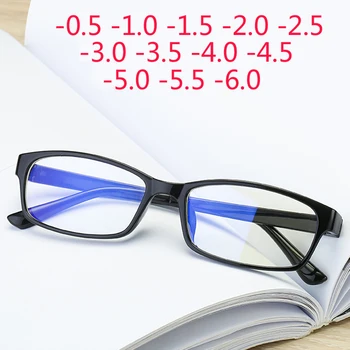 Kész Receptet Rövidlátó, Szemüveges Nők Férfiak Olcsó Desginer Anti-fáradtság Rövidlátás Szemüveg-0.5-re -1.0 -2.0 -6.0