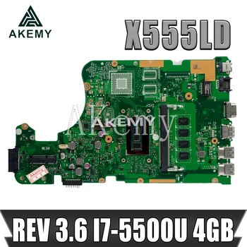 X555LD REV 3.6 X555LAB Alaplap Az Asus X555LJ X555LB X555LA X555L Laptop Alaplap Alaplap Teszt Ok I7-5500U 4 GB-RAM GM