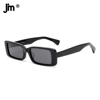 JM Téglalap Férfi Női Napszemüveg Divat Vintage Tér napszemüvegek UV400