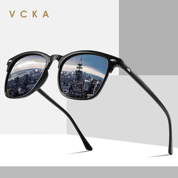 VCKA MÁRKA, DESIGN, Szögletes Férfi Napszemüveg Polarizált 2020 Új Vintage Tükör szemüveg Női Férfi zonnebril heren UV400 Szemüveg
