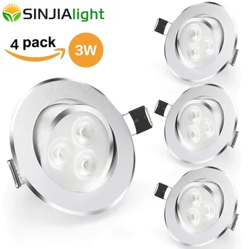 4db/sok 3W 5W 7W LED Beépíthető Mennyezeti Lámpa Spotlámpa Süllyesztett Spot Led Izzó Az Előszobában, Hálóban Led Világítás Lamparas AC85-265V