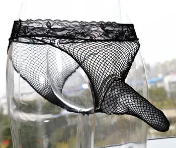 Férfi szexi háló rövidnadrág üreges kísértésnek, selymes szexi fehérnemű új 2019 Zárt /nyitott ujjú Férfi rövidnadrág