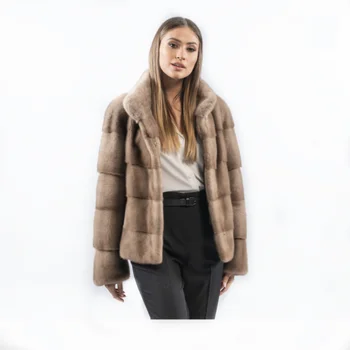 2021 igazi bunda bunda női téli természetes szőrme bunda kabát, zakó, női rövid meleg retro női ruhák