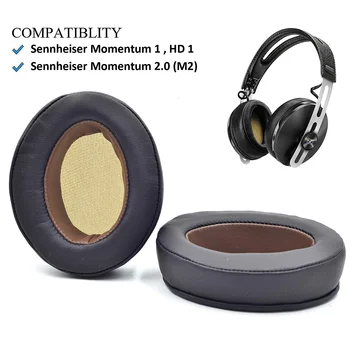 Csere Fülpárna Fül Párna Párna Interneten a Sennheiser Momentum 1 1.0 2 2.0 M2 HD1 Vezeték nélküli Vezetékes Körül Fülhallgató