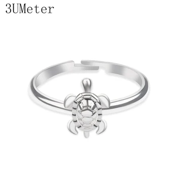 3UMeter Divat, Állatok, Teknős Gyűrű a Nők Egyszerű, Aranyos Gyűrű Ajándék Csepp Szállítás