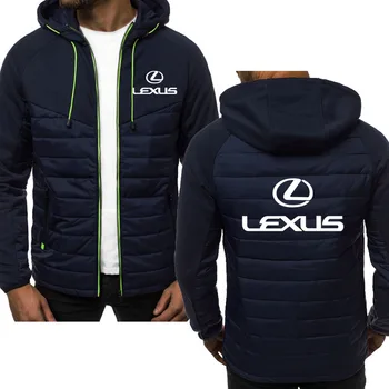 Tavaszi, Őszi Alkalmi sport férfi kabát Lexus autó logó nyomtatás Harajuku divat férfi utcai kapucnis pulóver férfi ruházat