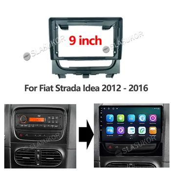 9 hüvelykes Android Rádió Fiat Strada Ötlet 2012 2013 2014 2015 2016 Hatalom Kábelköteg 2din autórádió dvd Multimédia Keret