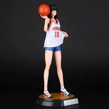 25cm Anime Slam Dunk Ábra, Piros, Fehér ruhát Akagi Haruko PVC akciófigura Gyűjthető modell játékok