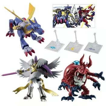 Eredeti Shokugan Shodo Digimon Adventure Szent Angemon Metalgarurumon Pvc Gyűjtemény Modell Játék Anime Ábra Játékok Gyerekeknek
