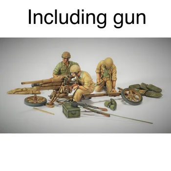 1/35 Gyanta Modell Ábra GK，Beleértve a fegyvert , Összeszerelt, valamint festetlen készlet