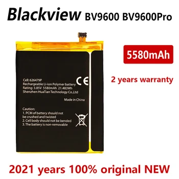 100% Eredeti 5580mAh BV 9600 Csere akkumulátor Blackview BV9600/ BV9600 Pro Akkumulátorok Volta