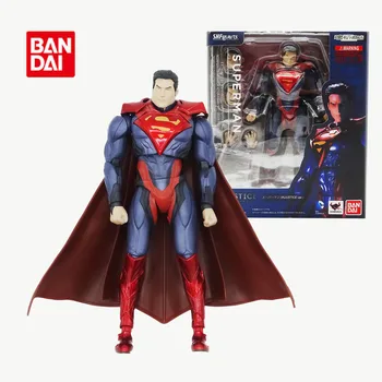 Bandai Eredeti Shf Iguarts Superman Igazságtalanság Ver Clark Kent Superman Super Hero Modell Gyerekek akciófigura Játékok Ajándék Körülbelül 18 cm