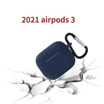 A AirPods 3 esetben 2021 Mágneses Esetben Vezeték nélküli Töltés AirPods 3 3 Védő Fülhallgató Esetben Szilikon Fedél össze