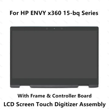 Érintse meg az Üveg Digitalizáló LCD Képernyő Szerelvény+Keret HP ENVY x360 15-bq102nl 15-bq004nc 15-bq100nc 15-bq000ur 15-bq004ur