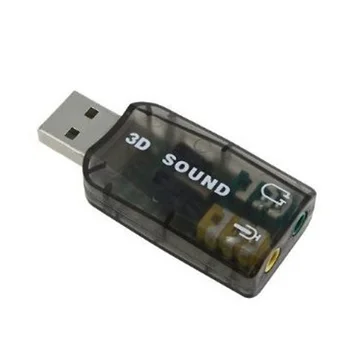 YOC-5 frt Azonnal Külső 5.1 USB 3D Audio hangkártya Adapter PC Asztali Notebook Laptopcreate egy mikrofon audio jack