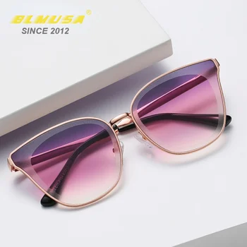 BLMUSA 2021 Új Divat Napszemüveg Női Márka, Design Pillangó Szemüveg Luxus Egyéni Rózsaszín Árnyalatok A Nők Szemüveg UV400