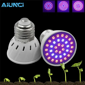 Nő LED lámpa 3w/4w/5w E27 SMD 2835 LED Mini Növény Növekedési Lámpa a Virágzó Növény levél egyre Hidroponikus Rendszer beltéri