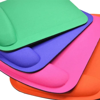 Új egyszínű Egér Pad EVA Karszalag Játék Kényelmes Egér Pad Játékos Extra Nagyobb Billentyűzet Pad PC Laptop