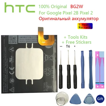 2700mAh BG2W Akkumulátort, hogy A HTC Google Pixel 2B Pixel 2 Muski Mobiltelefon Csere Li-ion Akkumulátorok Ajándék Eszközök +Matricák