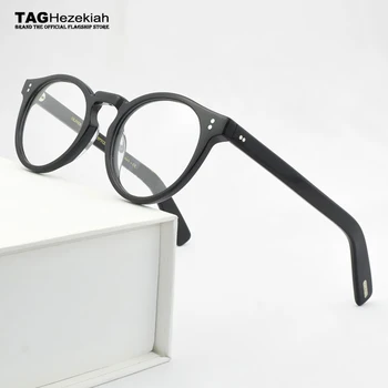 Márka Kerek szemüveg nők 2021 optikai szemüveg keret férfiak vintage Retro rövidlátás receptet, Divat, szemüvegkeret OV5450SU