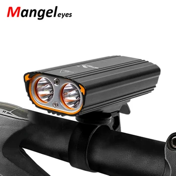 Új 2400mAh Kerékpár Fény T6 Led Kerékpár Lámpa USB Újratölthető MTB Út Alumínium Zseblámpa Kerékpáros Lámpa A Kerékpár Lámpa