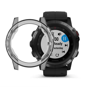 Védő tok Puha Kristálytiszta TPU Védő Garmin Fenix 6X 6 6 Pro Smartwatch tartozékok tok shell anti shock