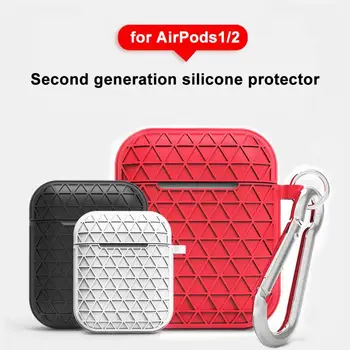 Szilikon Védő burkolata Töltés Doboz AirPods 1 2 a Bluetooth Fülhallgató