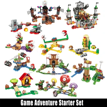 Raktáron Marioed Játék Adventure Starter Set Modell Tégla Kompatibilis 71360 építőkövei Játékok Gyerekeknek Karácsonyi Ajándékok