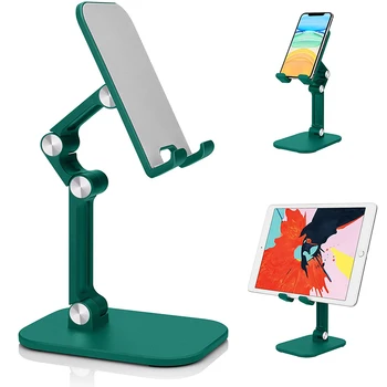 Mobiltelefon Jogosultja Tablet Állvány Magasság, Szög Állítható Hordozható Összecsukható a csúszásgátló Szilikon Pad Asztal