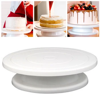 Háztartási Sütés Eszközök Tortát Díszítő Asztalon Könnyű, Stabil Torta Lemezjátszó DIY Torta Formákat A Torta Dekoráció Eszközök