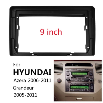 Autórádió Fascia A Hyundai Azera Nagyság TG 2005-2011 Auto Hifi Műanyag Panel Beépítő Keret Előlap Dash Keret Készlet