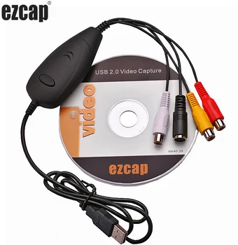Ezcap172 USB 2.0 Audio Video digitalizáló Kártya Grabber Átalakítani Analóg Videó VHS videomagnó Videokamera DVD-t a Windows Win10