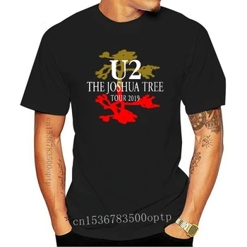 Új 2021 U2 A Joshua Tree Túra 2021 Rock Zenekar Póló Férfi Női Fekete-Kék FORRÓ Póló vintage O Nyak