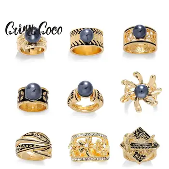 2020-ra az Új Hawaii Gyűrűk Női Arany Színű, virágmintás Szokatlan Esküvői Gyűrű, az Ujjak, Magas Színvonalú Luxus Hotsale Ékszerek