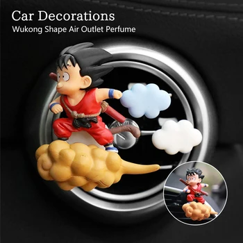 Autó Illatosító Goku Alakú Levegő Kilépő Parfüm Autó Áruk Aranyos Animáció Automatikus Belső Kiegészítők, Dekorációk