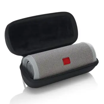 BLUELANS Hordozható Bluetooth Hangszóró-Tároló Táska Cipzárral Bezárása hordtáska a JBL Flip 4