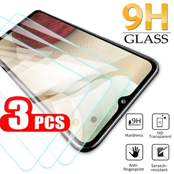 3PCS Edzett Üveg Samsung Galaxy A12 A21 A21S A71 a51-es 4G/5G Képernyő Védő védőszemüveg 12 21 HD Tiszta Glas 9H