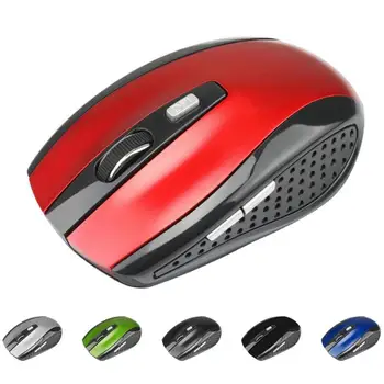Vezeték nélküli Egér 2,4 GHz-es Állítható DPI Egér 6-Os Gombok Optikai Gaming Mouse Vezeték nélküli Gamer Egér USB-Vevőt A Számítógép
