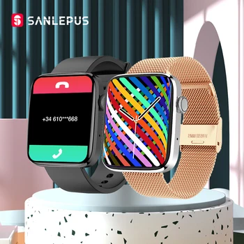 2021 SANLEPUS Bluetooth Hívás Smartwatch Férfiak Nők Intelligens Karóra GPS Pálya 1,8 hüvelykes HD Képernyő Az Apple Xiaomi Huawei Android