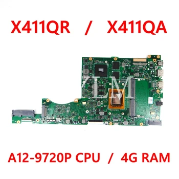 X411QR A12-9720P CPU 4G RAM rev2 szerint.0 Alaplap Az ASUS X411Q X411QR X411QA 90NB0MG0-R00020 Laptop Alaplap 100% - os teszt ok