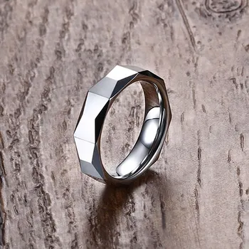 Mprainbow 5,5 mm-es Férfi Esküvői Zenekarok Gyűrű Fém, Keményfém Több szempontból Design Gyűrű, Férfi Divat Ékszerek judit masculino